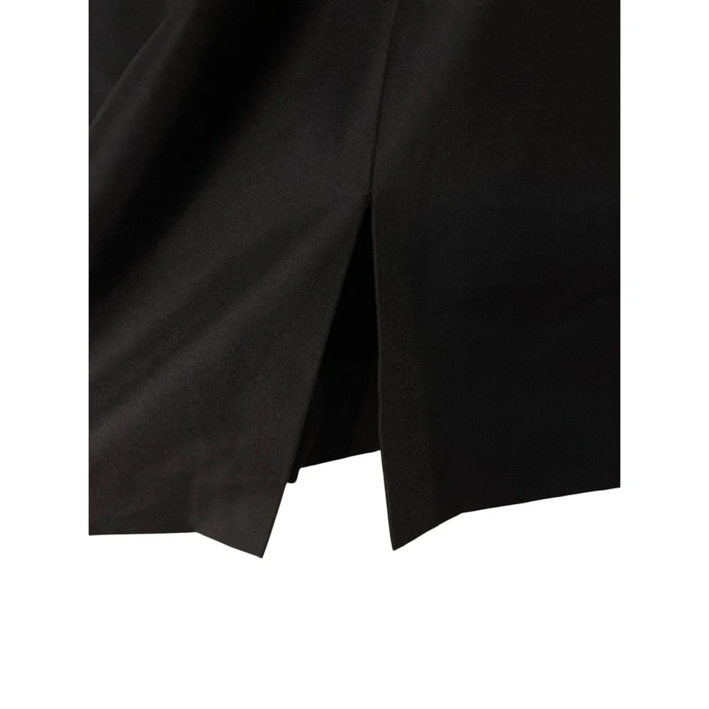 Evan Picone Black Sleeveless Peplum Sheath Dress V-Neck Size‎ 8 Cockail Formal